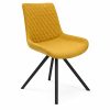 magnus industrial dining chair - saffron