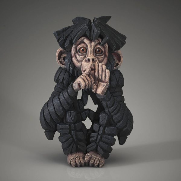 Baby Chimpanzee "Speak no Evil" - Edge Sculpture - ED45