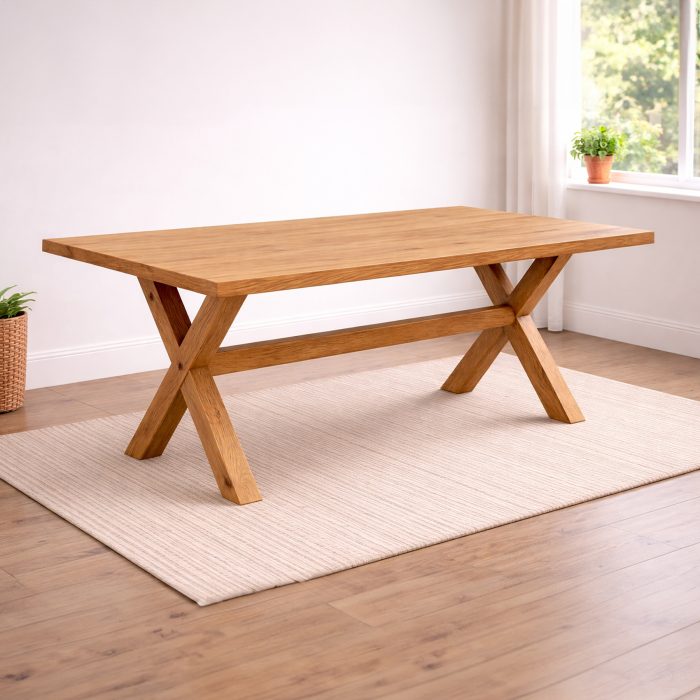 Loxley X-leg Table 1800x1800