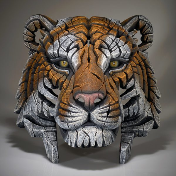 Edge Sculpture Tiger Bust