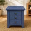 newstead 3 drawer bedside x