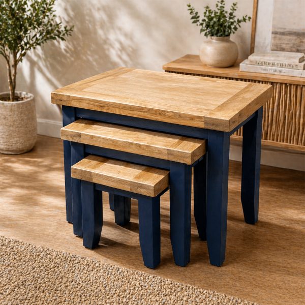 Newstead Painted Oak Nest of Tables