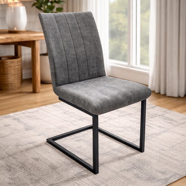 Magnus Retro-Stitch Cantilever Dining Chair