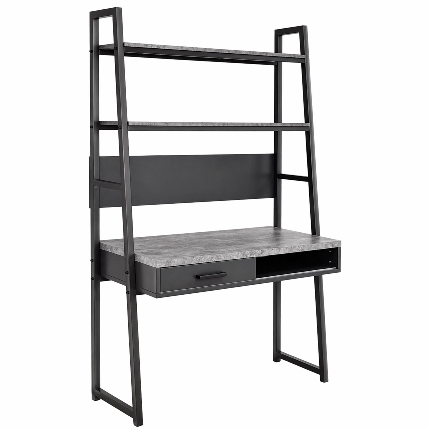 Magnus Wall Desk - Stone - Image 2