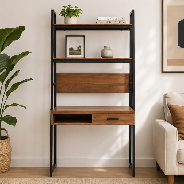 Magnus Oak Wall Desk