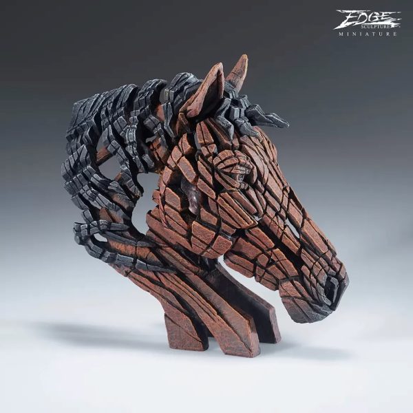 Horse Bust Miniature - (Bay) - Edge Sculpture - EDMIN05