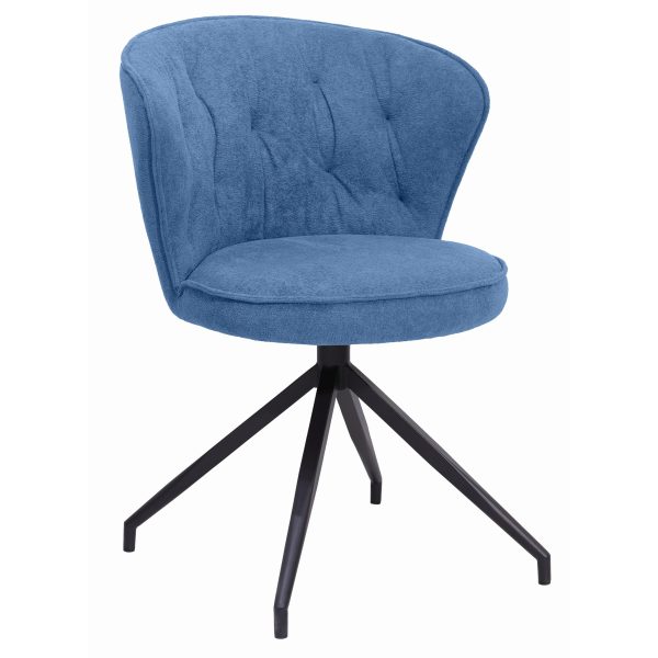 Winsor Swivel Dining Chair - Blue