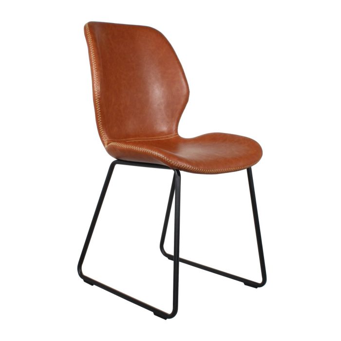 oslo-curve-metal-leg-brown
