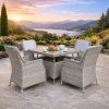 Clumber square dining table set