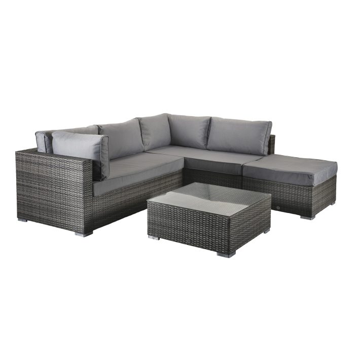 Highfield Corner Sofa with Coffee Table in Grey Highfield Corner Sofa with Coffee Table in Grey