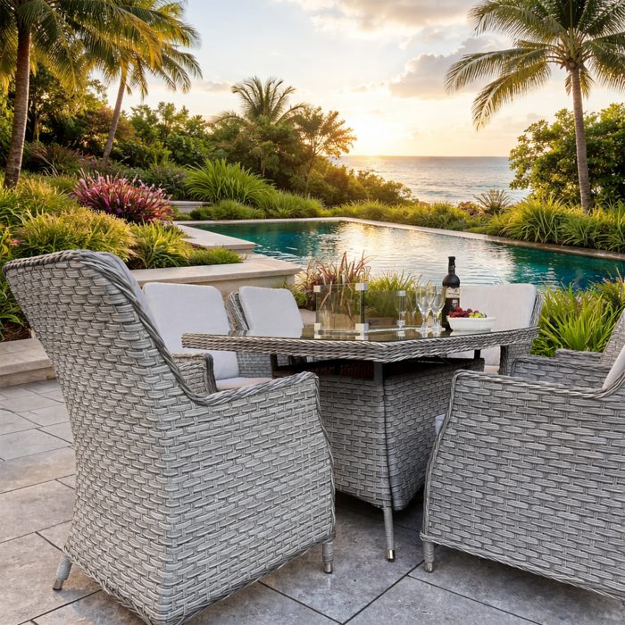 clumber rectangle firepit table set xx clumber rectangle firepit table set xx