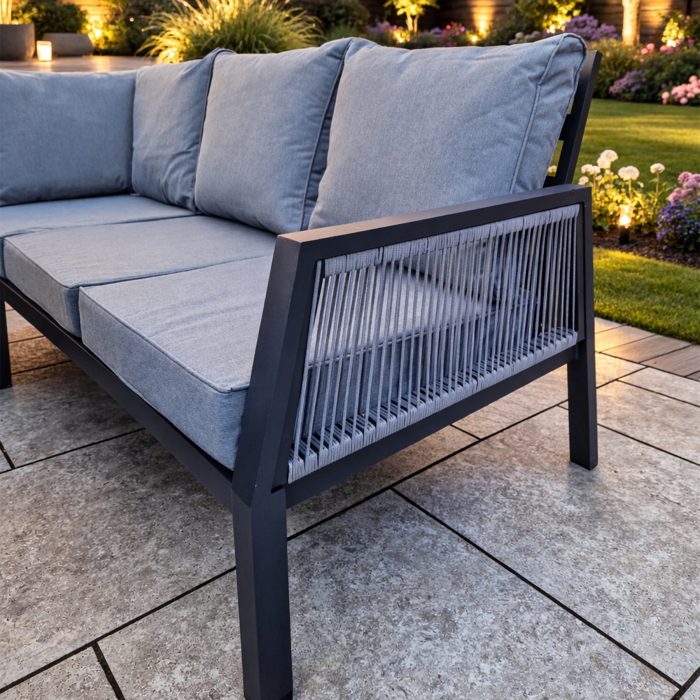 lincoln - corner sofa gas firepit set xxxx lincoln - corner sofa gas firepit set xxxx