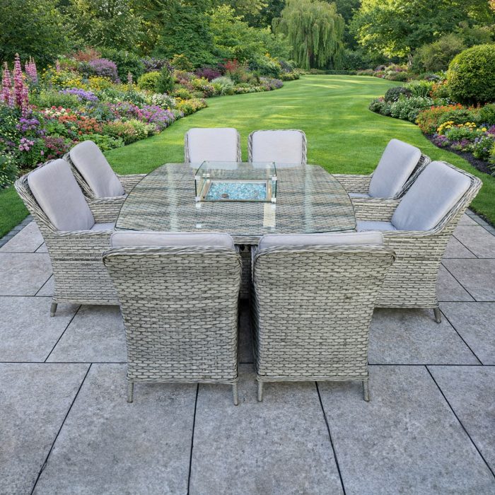 clumber 8 seater gas firepit set x clumber 8 seater gas firepit set x