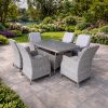 clumber rectangle dining table set