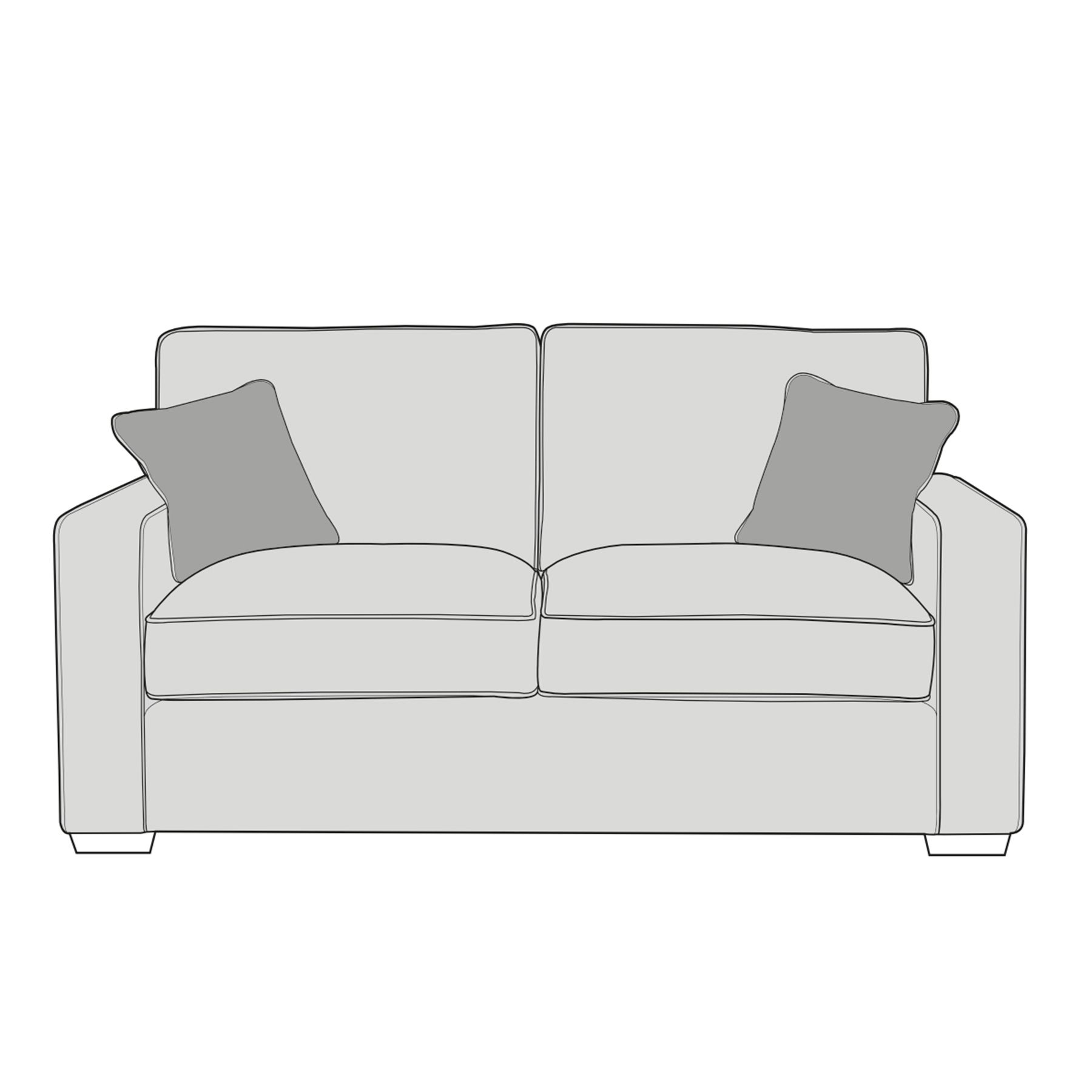 Riviera Suite - 2 Seater Sofa - Standard Back