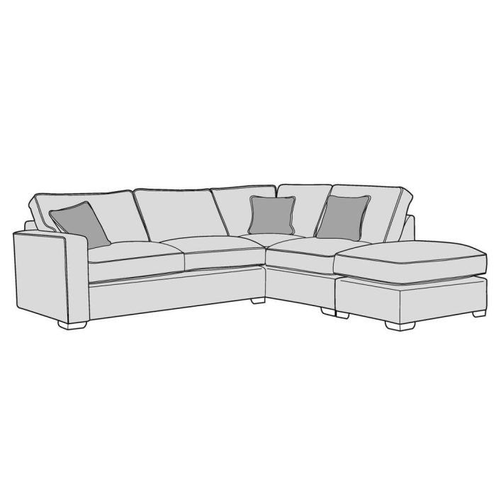 2 corner 1 footstool skel