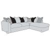 2 corner chaise - pillow