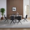 Rialto Large Grey Dining Table-6-Vintage Grey Swivel Chairs