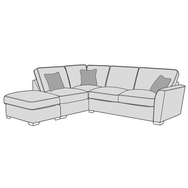 Serenity Corner Suite - Footstool + 1 + Corner + 2 - Standard Back