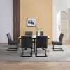 Large White with 6 x Rialto Cantilever Chairs Shadow Grey b copy