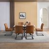 Large White with 6 x Rialto Cantilever Chairs Windsor Tan b copy