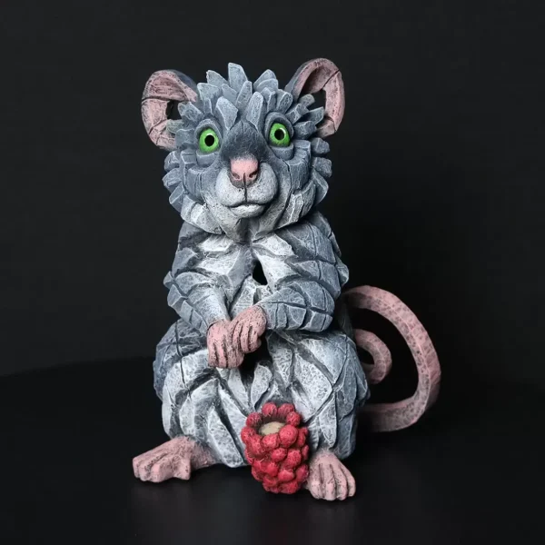 Grey Field Mouse- Edge Sculpture - ED50G