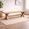 Loxley Large x-leg Bench 1800x1800