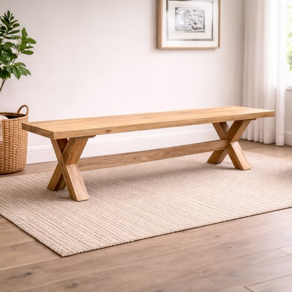 Loxley Large X-Leg Bench