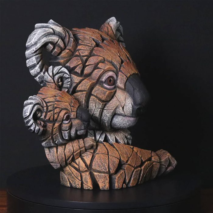 Edge Sculpture Koala & Joey Bust - Brown Edge Sculpture Koala & Joey Bust - Brown