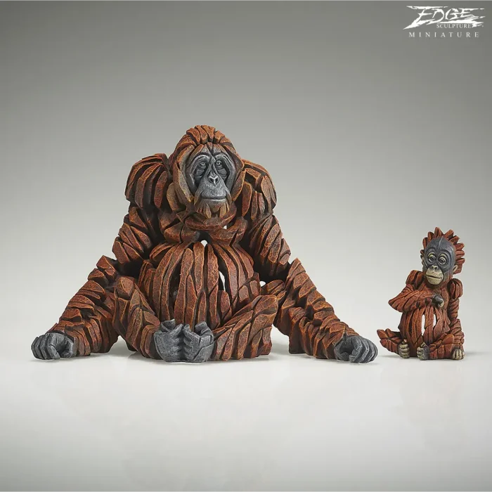 Orangutan and Baby Miniature Orangutan and Baby Miniature