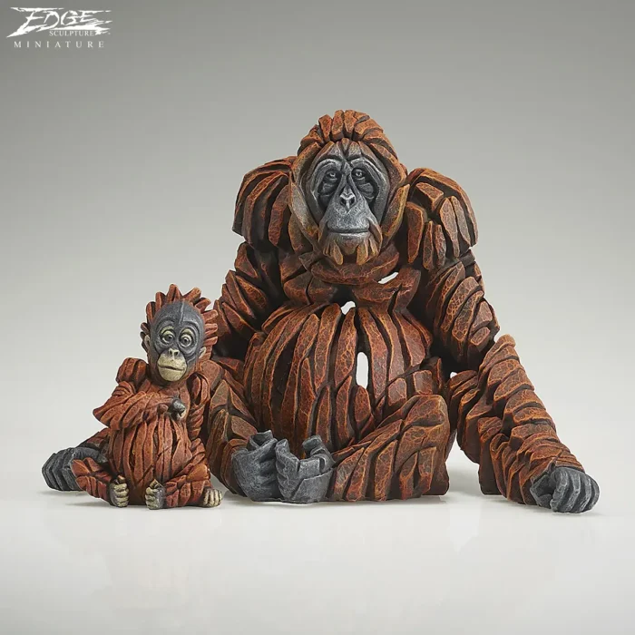 Orangutan and Baby Miniature3