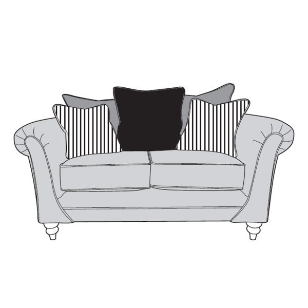 Buckingham Suite - Scatter Back - 2 Seater Sofa