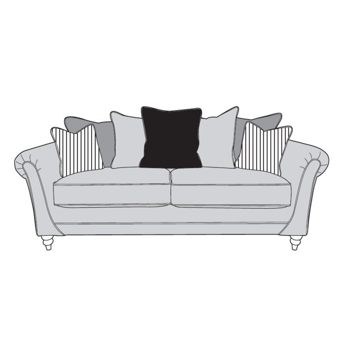 buckingham 3 seater scatter