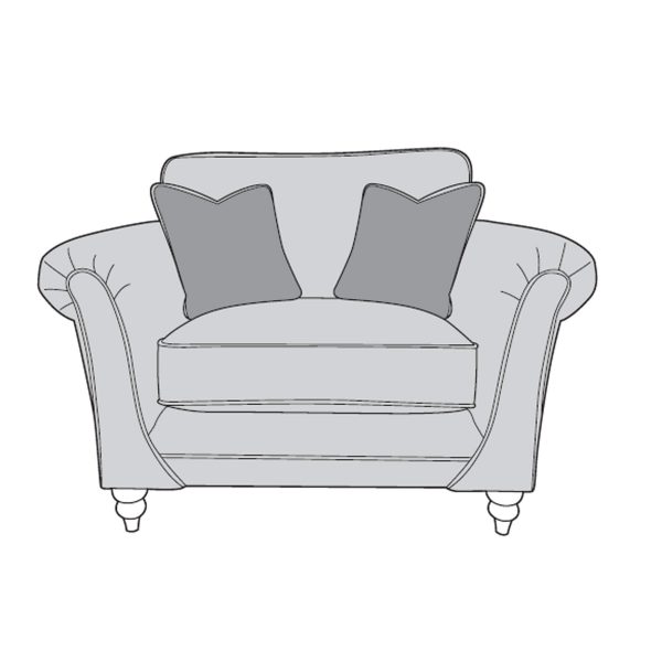 Buckingham Suite - Love Chair