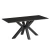 rialto coffee table - black - white background