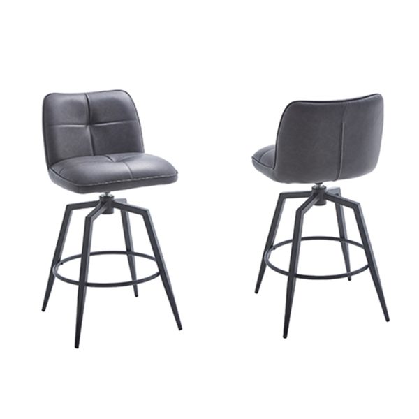 Rialto Swivel Bar Stool - Vintage Grey