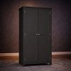 Charcoal 2 door wardrobe