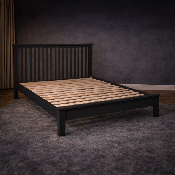 Birnham Charcoal Painted 5'0" Bed