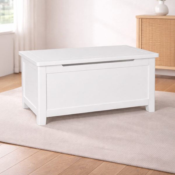 Birnham White Painted Blanket Box