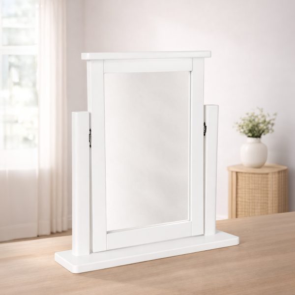 Birnham White Painted Dressing Table Mirror