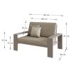 Minster loveseat dimensions