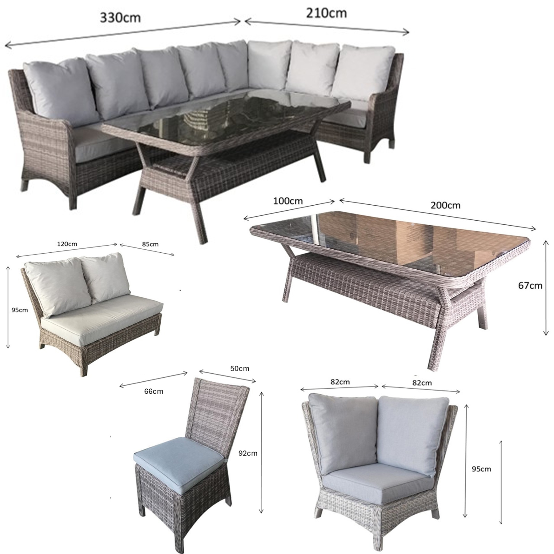 Chatsworth - Large 10 Seater Corner Sofa Set - Image 3