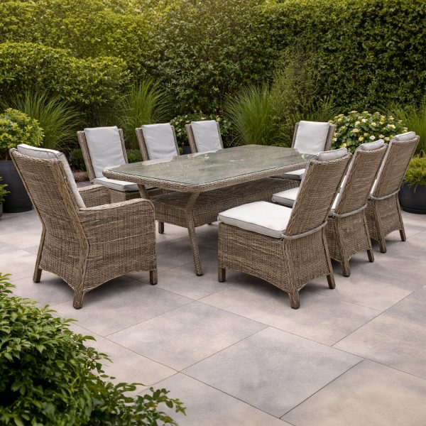 Chatsworth - 8 Seater Rectangular Dining Set