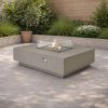 minster rectangular coffee table firepit