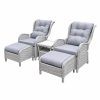belton 5 piece reclining lounge set xcx