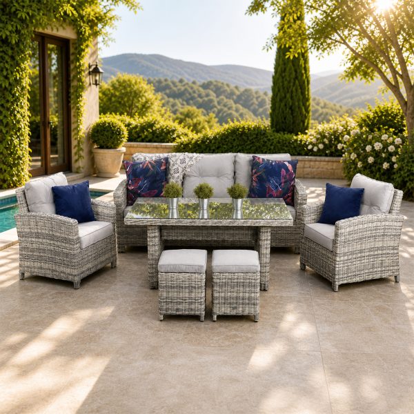 Rufford 7 Seater Dining Set