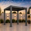 3m x 3m electric pergola no blinds
