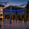 3m x 3m pergola blue leds - Copy