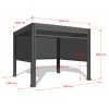 3m x 3m with dimensions x