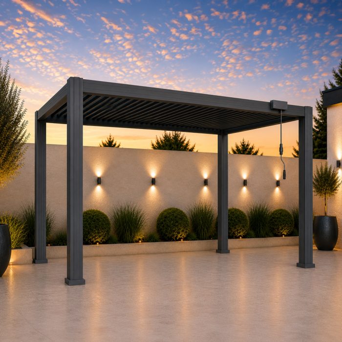 3m x 4m electirc pergola no blinds 3m x 4m electirc pergola no blinds